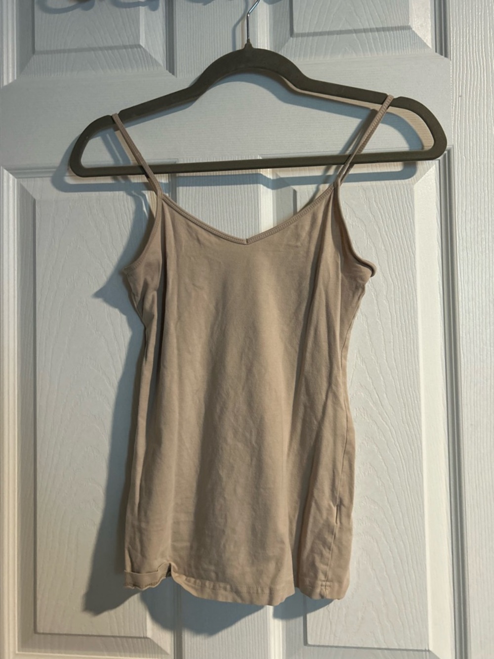 V-Neck Beige/Nude Cami Top - Forever 21
